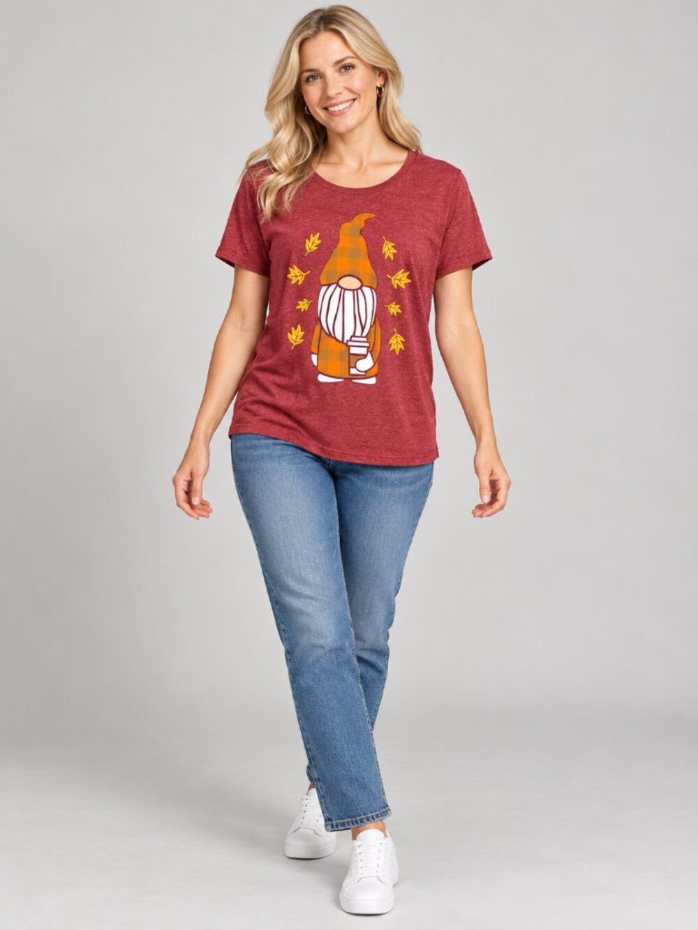 2/$30 Fall Gnome Graphic Tee Size XL